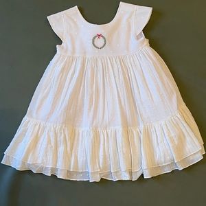 Little Silver Swan Christmas dress